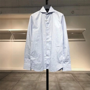 MASO THOMAS 男款 浅蓝色洋装 455 衬衣 M穿