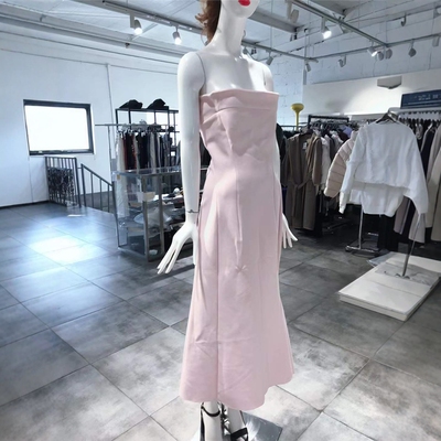 M-小L穿 PHILOSOPHY DI LORENZO SERAFINI 气质粉色连衣裙 1355