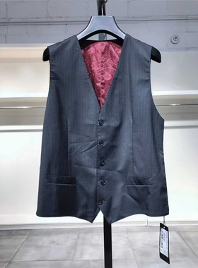 M-L穿 DO GA 男款洋装马甲 810