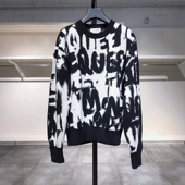 字母印花宽松百搭圆领针织衫 1420 MCQUEEN 男士 XL穿 ALEXANDER