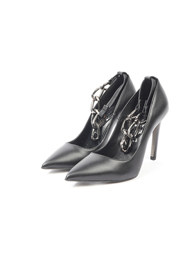 36码 DI0VINE FO0LLIE 经典链条高跟鞋 570