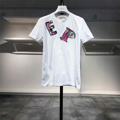 XS-S穿 EMILIO PUCCI 漂亮亮片休闲T恤 766