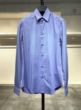 XS-S穿 VE 男款紫蓝色衬衣 338