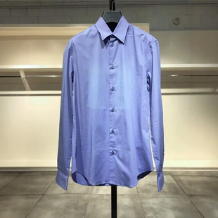 XS-S穿 VE 男款紫蓝色衬衣 338