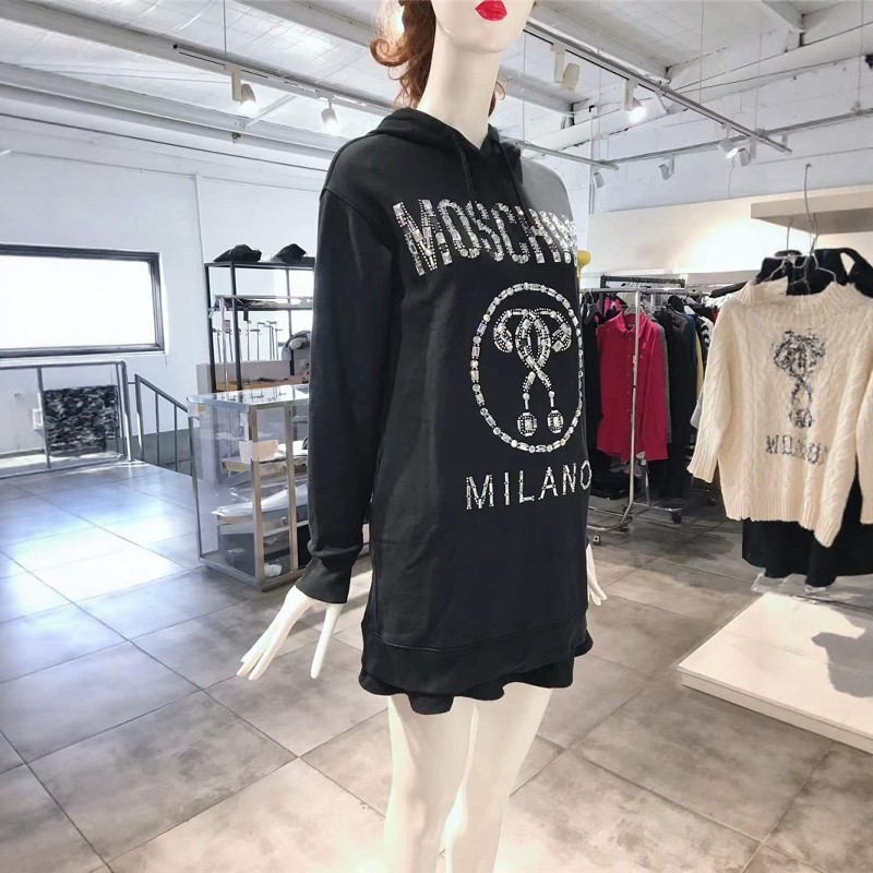 XS-S穿 MO0SCHINO 水钻LOGO卫衣 710,女装/女士精品,卫衣/绒衫,淘宝优惠券,粉丝福利购,淘宝优惠卷