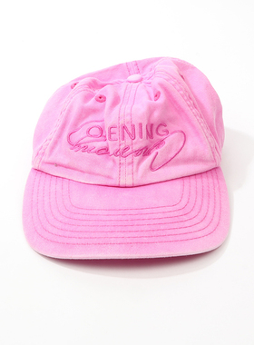 U码 OP0ENING CE0REMONY 深粉色细棉棒球帽 230