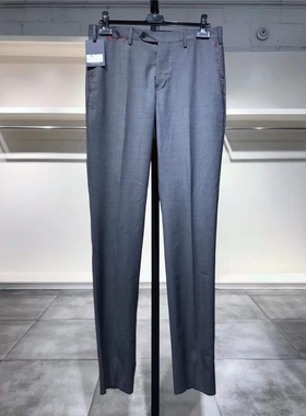 M穿 GERMANO 男士通勤灰色商务西裤 588