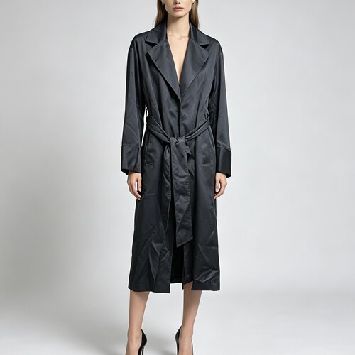 S-M穿 TOPSHOP 时尚系带洋装外套 538