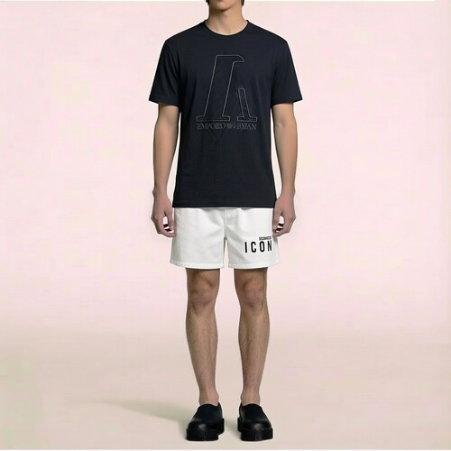 L-XL-2XL穿 DS2 男款字母印花休闲棉质短裤710