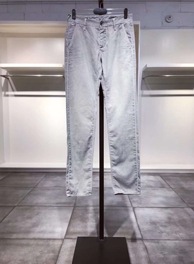 S-小M穿 GAS 男款洋气灰色弹性棉休闲裤 430