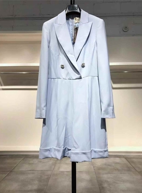 S-M穿 DIXIE 淡蓝色洋装连体裤 650