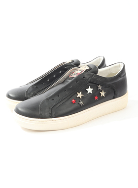 37码 TO0SCA BL0U 星星牛皮休闲鞋 455