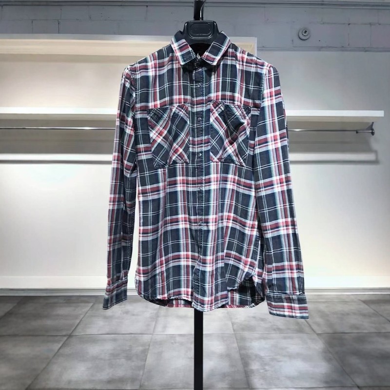 M-小L穿 TR0USSARDI JE0ANS 男款格纹洋装衬衣 430,男装,衬衫,淘宝优惠券,粉丝福利购,淘宝优惠卷