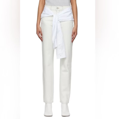 XS-S穿 MM6 MARTIN MARGIELA 优雅配袖时装裤 710