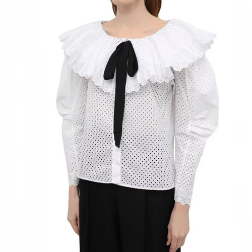 M-L穿 PHILOSOPHY DI LORENZO SERAFINI 荷叶边洋装衬衣  730