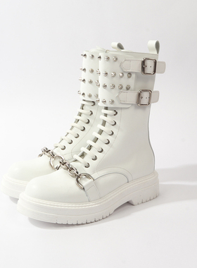 37码 MI0CH SI0MON 帅气铆钉时装靴 820