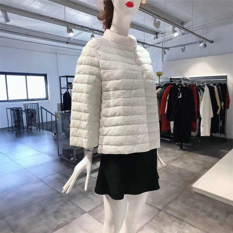 S-M穿 ADD 简约压纹羽绒服 766