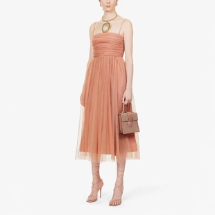 优雅纱纱抹胸连衣裙 ZIMMERMANN 1630 S穿