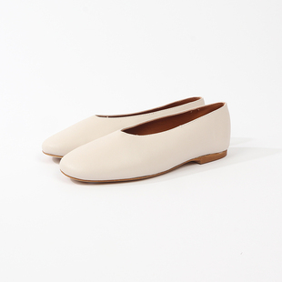 35码 36码 EI0GHT 裸粉色油润牛皮单鞋 499