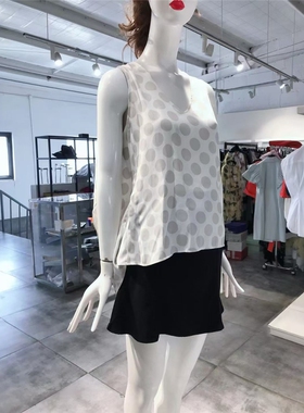 S-M穿 MM6 MARTIN MARGIELA 欧美风格圆点女装背心 710