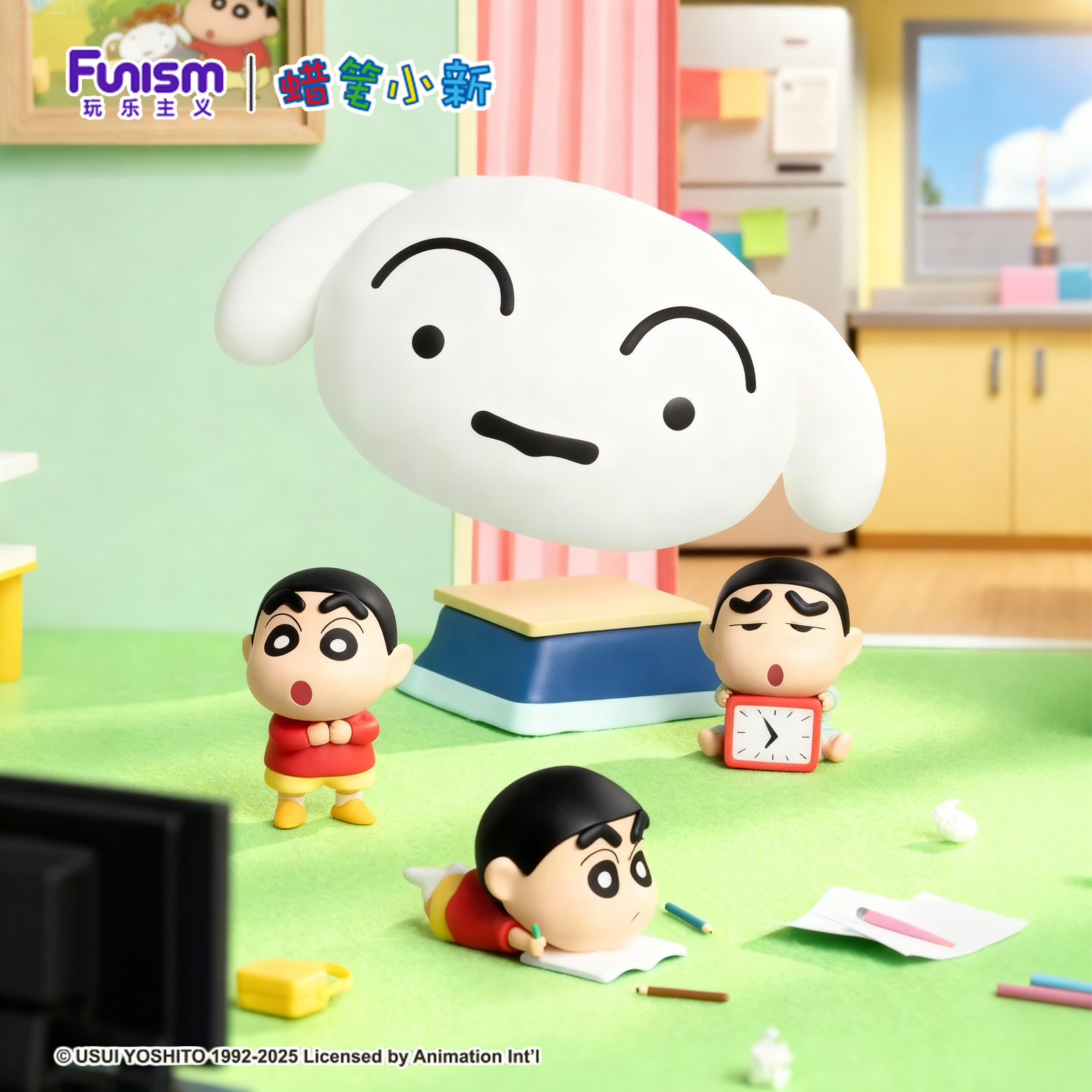 蜡笔小新小白的时间胶囊萌粒盲盒