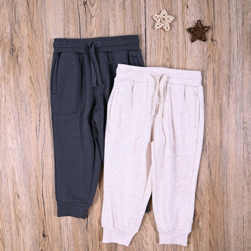 外贸欧美男宝春秋卫裤运动裤长裤子男童细抓绒休闲裤哈伦裤小脚裤,童装/婴儿装/亲子装,裤子,淘宝优惠券,粉丝福利购,淘宝优惠卷