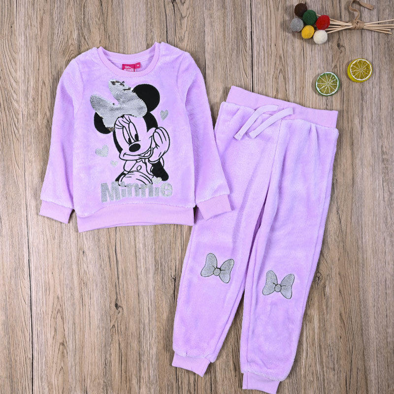 外贸欧美可爱珊瑚绒睡衣长裤子女童春秋冬绒衫女宝保暖家居服套装,童装/婴儿装/亲子装,套装,淘宝优惠券,粉丝福利购,淘宝优惠卷