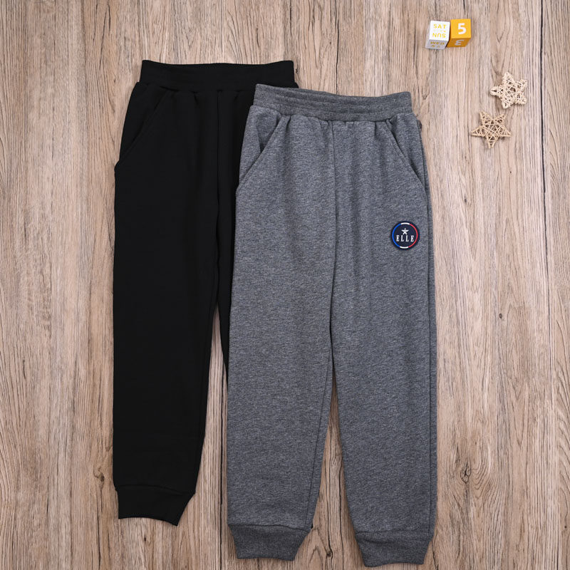 国内单女宝春秋冬款卫裤运动裤长裤子女童加绒休闲裤哈伦裤小脚裤