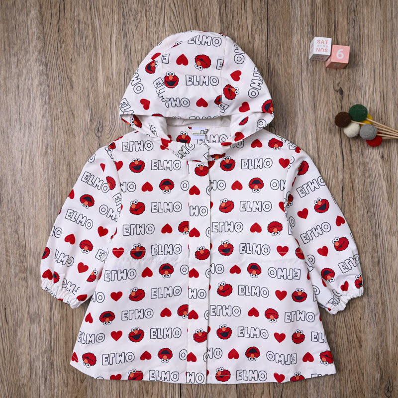 BL国内单女宝春秋防水防风衣连帽冲锋衣外套女童可爱休闲软壳外套