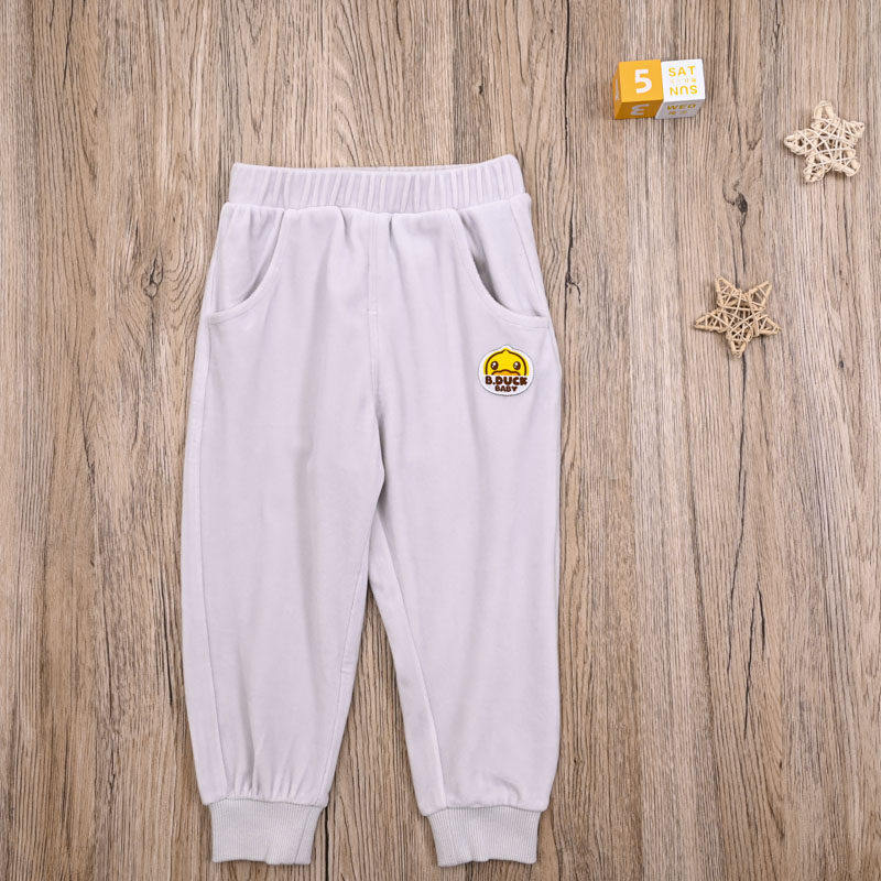 国内单 宝宝春秋哈伦裤运动裤卫裤长裤子 儿童丝绒裤休闲裤小脚裤