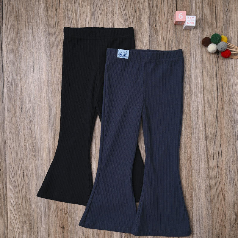 外贸欧美 女宝宝休闲裤打底裤棉质喇叭裤 女童可爱甜美长裤子,童装/婴儿装/亲子装,裤子,淘宝优惠券,粉丝福利购,淘宝优惠卷