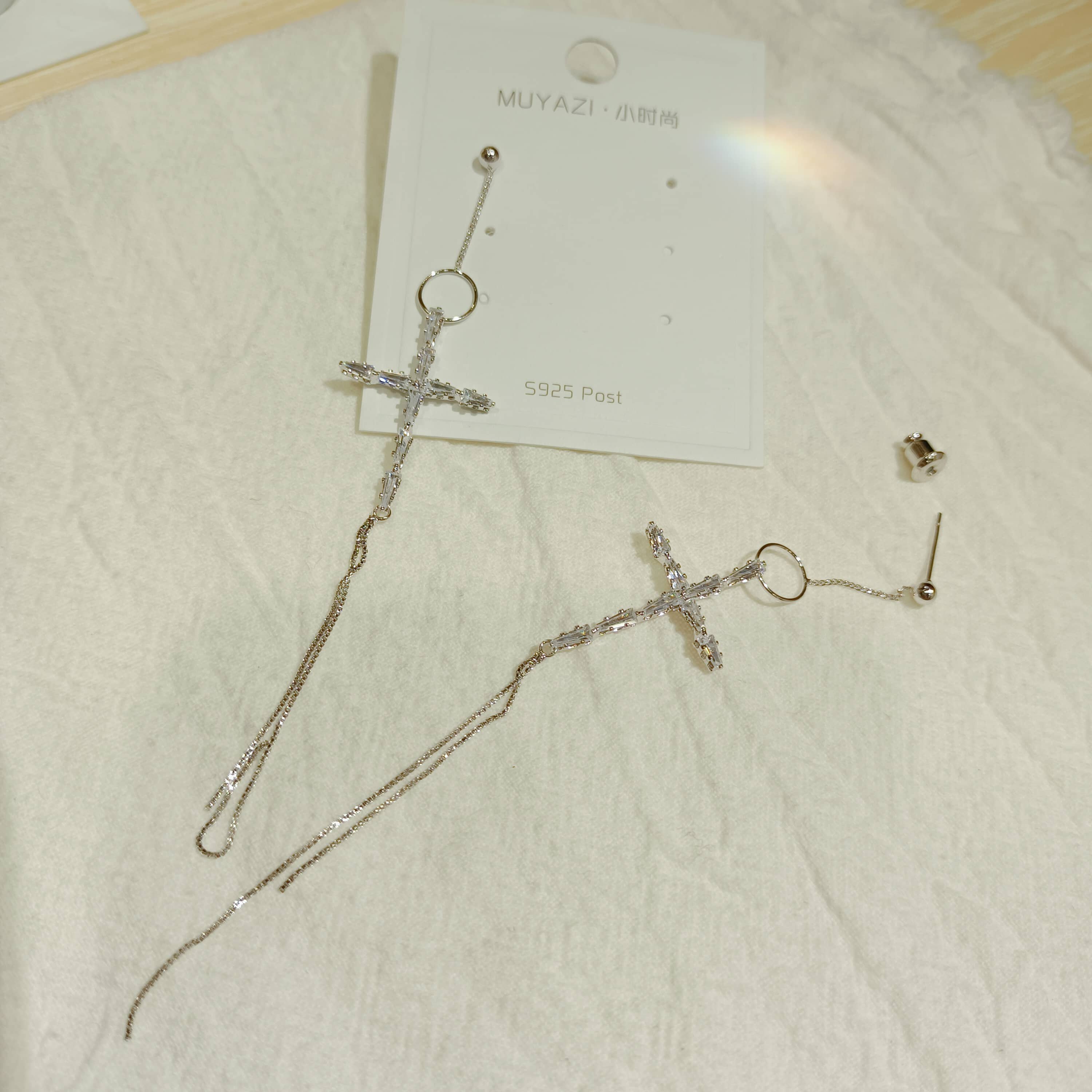 十字架微镶流苏款2021