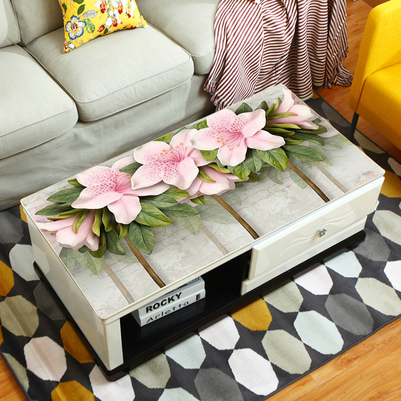 简约风防水免洗软质玻璃网红桌垫