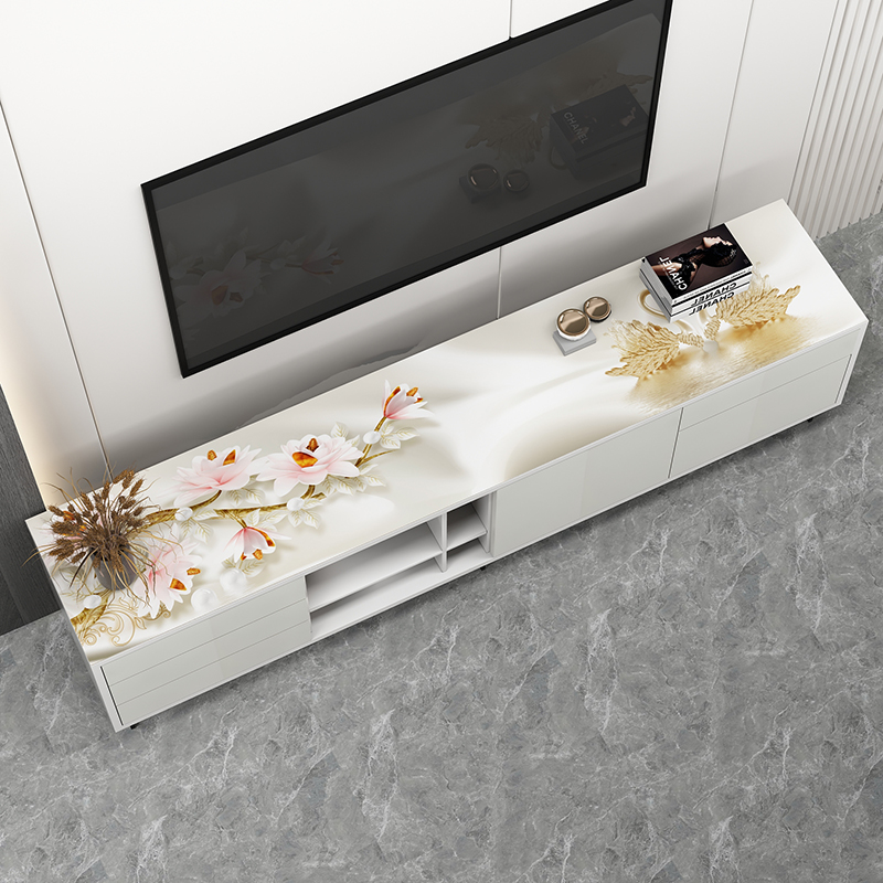 3d茶几电视柜台布防水防尘罩轻奢