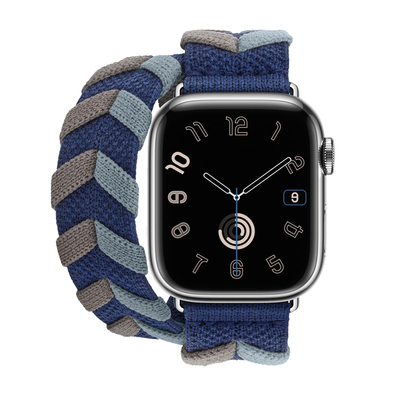 适用iwatch手表系列针织爱马表带