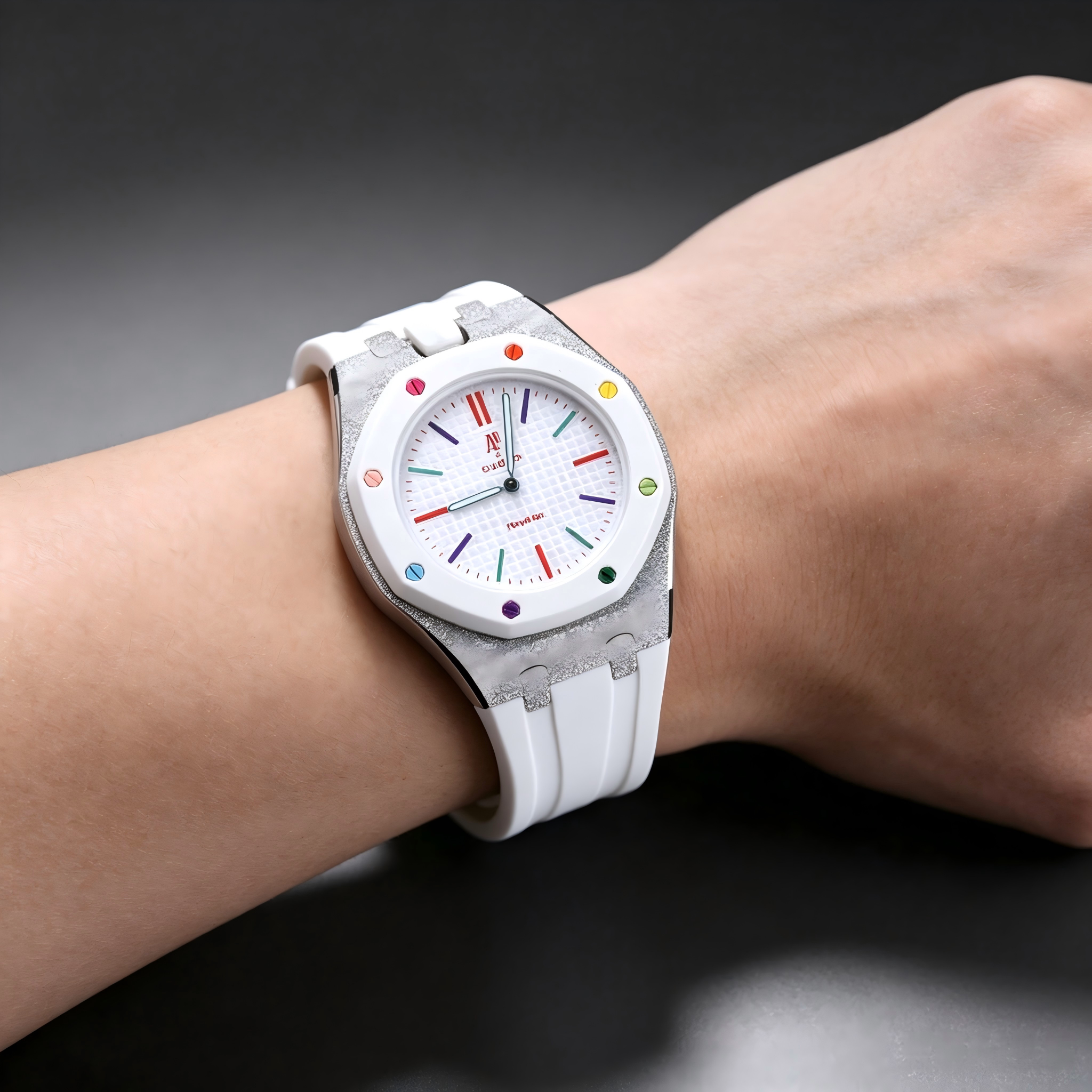 AP&SWATCH联名不锈钢智能表带