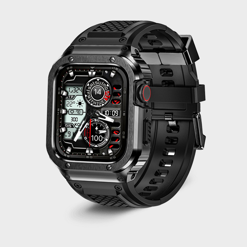 适用AppleWatch Ultra2保护壳适用iwatch S9表带苹果手表S8一体保护壳金属Ultra表壳S7男女个性潮新款高级感