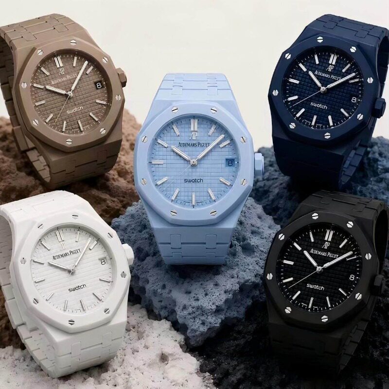 Swatch联名爱笔陶瓷硅胶表带定制