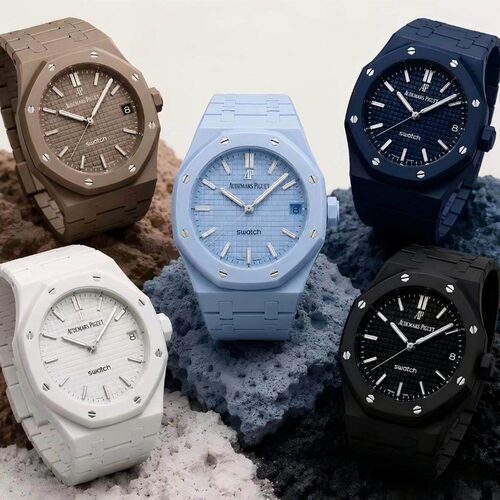 Swatch联名爱笔陶瓷硅胶表带定制