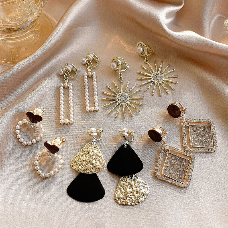 高级感冷淡风小众复古秋冬季耳夹