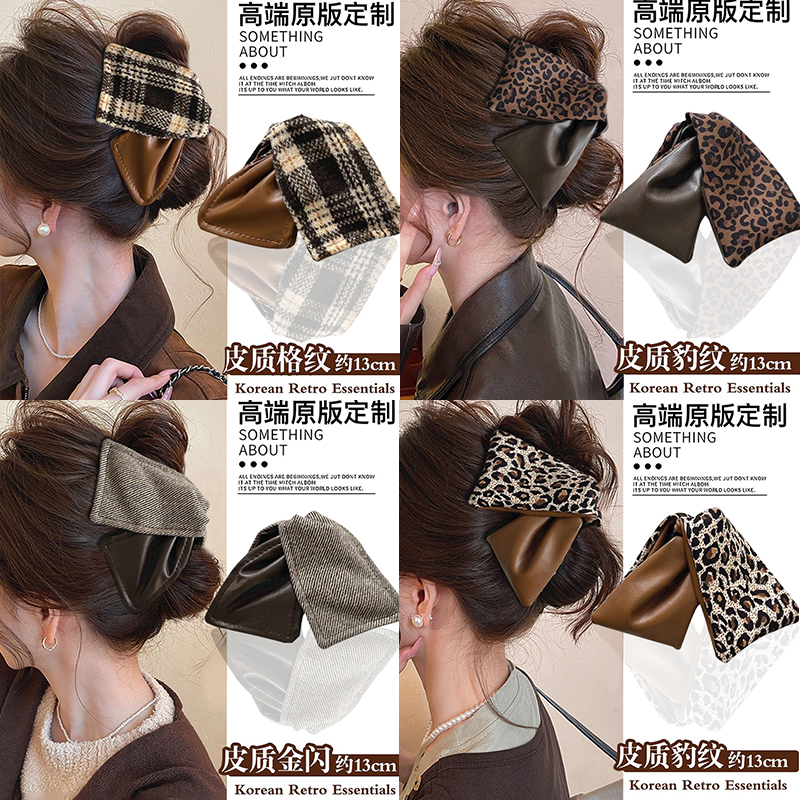 鲨鱼夹子复古发夹2025年新高端