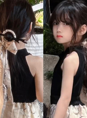 新中式古风发带女童2023新款鹿角