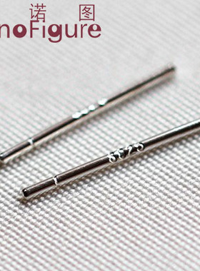法诺图XD00手工打磨银耳针925银针配件耳棍耳钉五金首饰饰品配件
