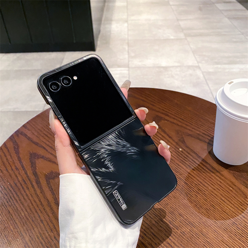 适用摩托罗拉Razr50ultra手机壳motorazr50uitra简约磨砂moto50u羽毛纹rarz折叠屏保护套raza超薄防指纹新款