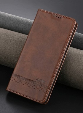 适用小米15手机壳mi15pro高档商务xiaomi侧翻盖式皮套ml15p两面磁吸por折叠支架pr0磁吸miui十五po插卡套钱包