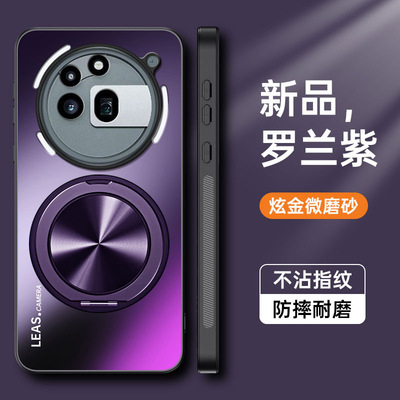 适用NothingPhone3a手机壳Nothing Phone3apro简约磨砂3a pro防手汗three全包镜头后壳apor创意磁吸旋转支架