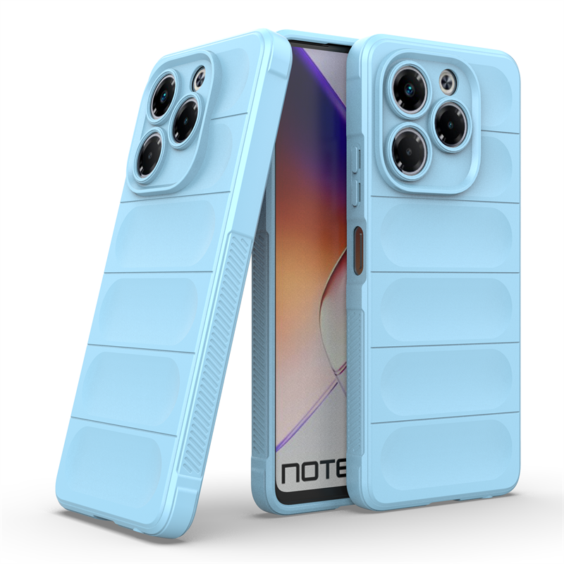 适用Infinix note40x手机壳传音note40x时尚纯色硅胶5g加厚n0te40x全包软壳x6838海外版个性气囊noto防摔男女