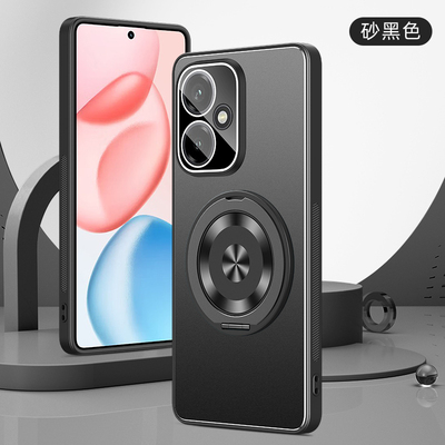 适用荣耀400pro手机壳honor400磨砂金属背板华为x400p400镜头膜全包dnn一an00超薄软边dnp支点anoo旋转支架5g