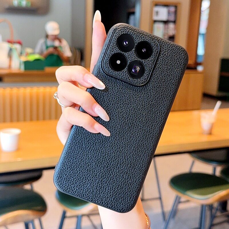 适用小米17手机壳xiaomi17max时尚纯色皮革mi17promax全包保护套miui17pro简约pm素皮mac防摔por男pr0max女5g