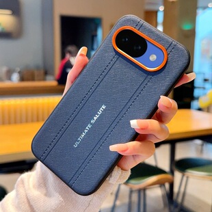 适用谷歌pixel10a手机壳googlepixel10时尚素皮Google10pro金属镜头圈保护套10proxl防滑xl皮质pxiel新款case